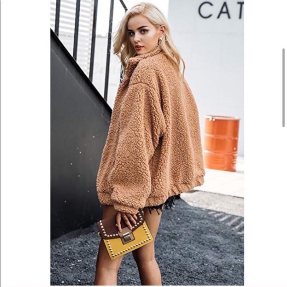 TEDDY SHERPA Fur Jacket NWT! Only 1 left! - Picture 3 of 11